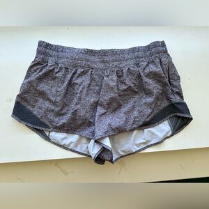 Heather Gray Lululemon hotty hot short